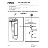 Cabindoor - Spare Escutcheon Plate with Keys for Mortise Lock Set