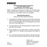Luz LED bicolor de 12 V CC, montaje horizontal
