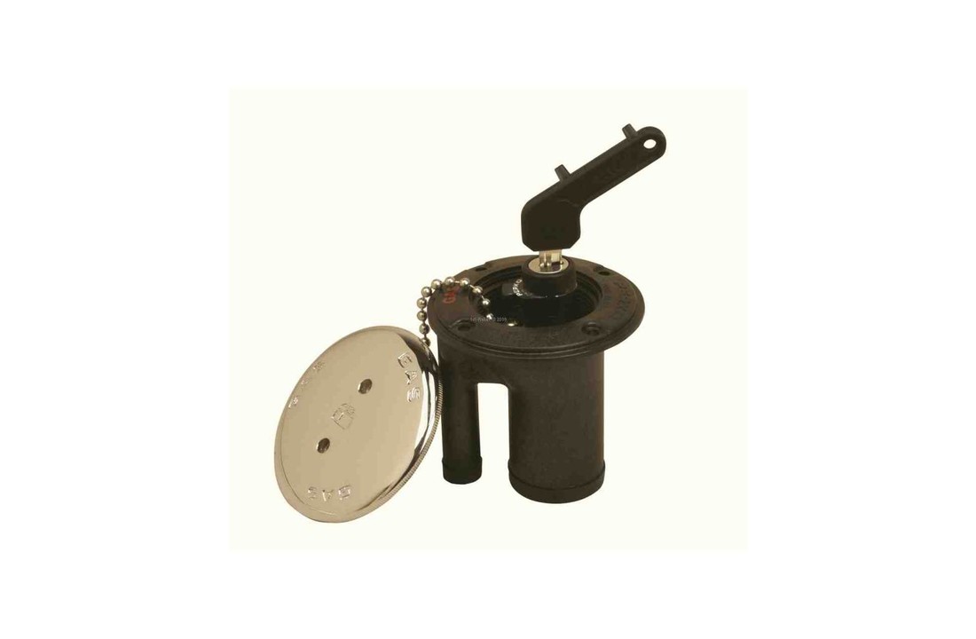 Jachtbrandstofsysteem antidiefstalvergrendelingsinzetstuk voor geventileerde 1 1/2 inch vulpijp