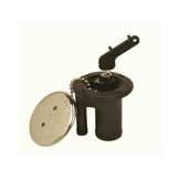 Yacht fuel systemanti-theft locking-insert for vented 1 1/2 inch filler pipe