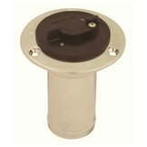 Yacht fuel system anti-theft locking-cap for NON-vented 1 1/2 inch filler pipe