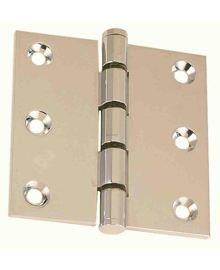 Scharnier, massieve constructie, openingshoek 180 °, voor flush sluiten van deuren