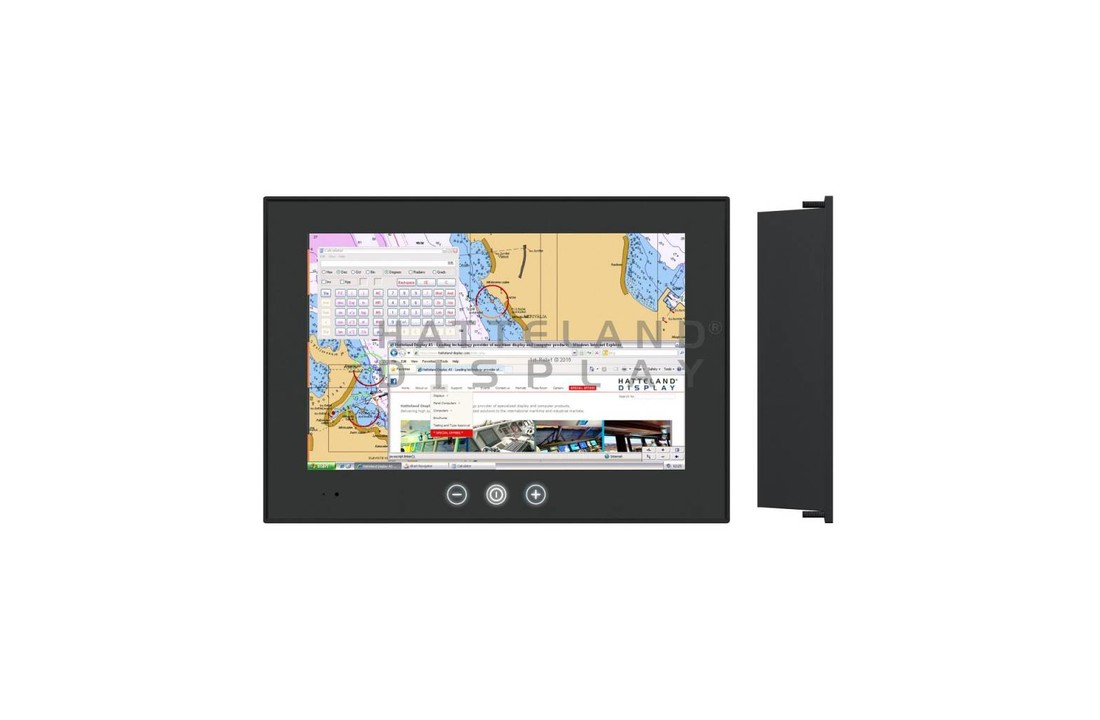 Computadora de panel con pantalla táctil para Navigation Lantern Management Series X, pantalla ancha de 8 y 13 pulgadas