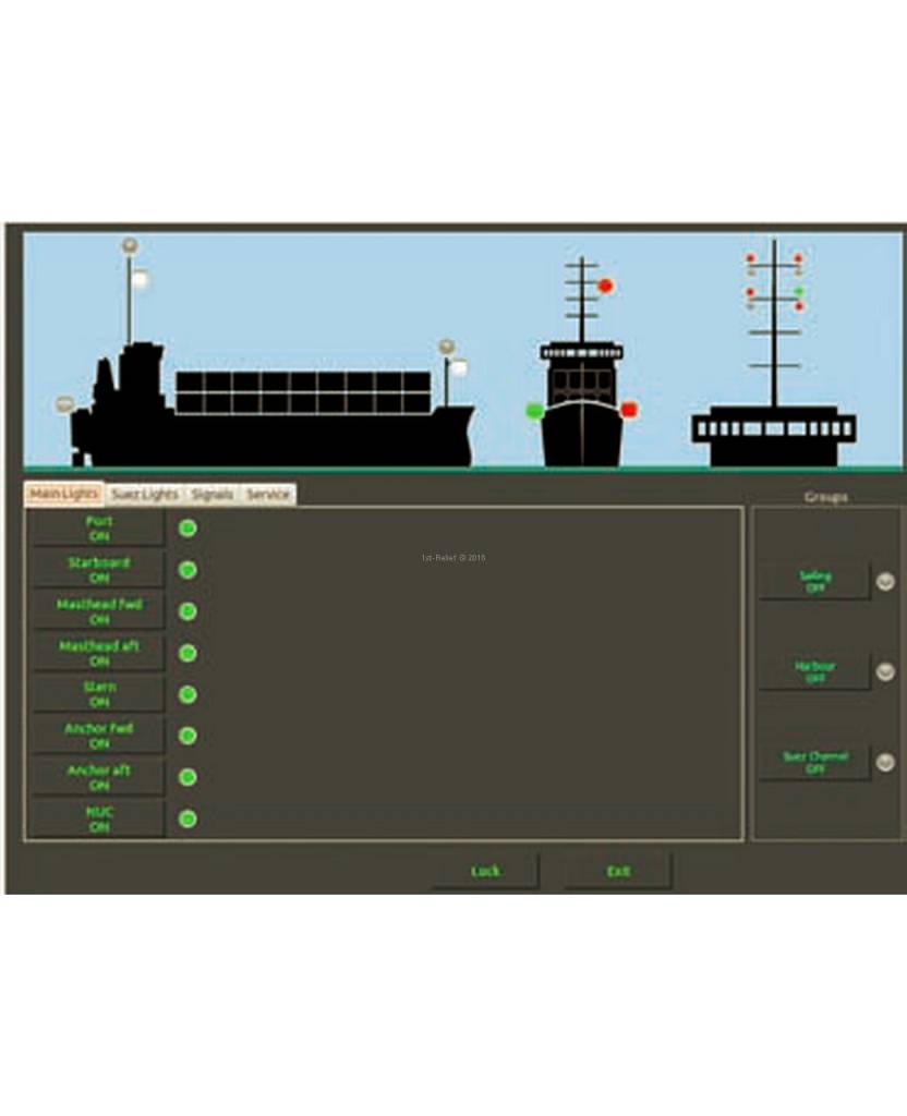 115/230 VAC SET - système de gestion des lanternes de navigation certifié