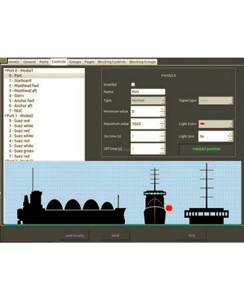 115/230 VAC SET - système de gestion des lanternes de navigation certifié