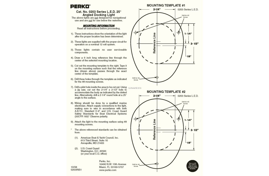 Luz LED de proa y ancla de barco en diseño recto o en ángulo