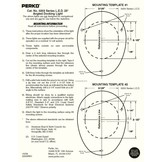 LED ship's bow and anchor light in straight or angled design