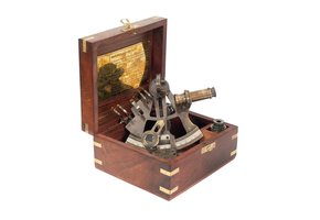 Nostalgische sextant, koper