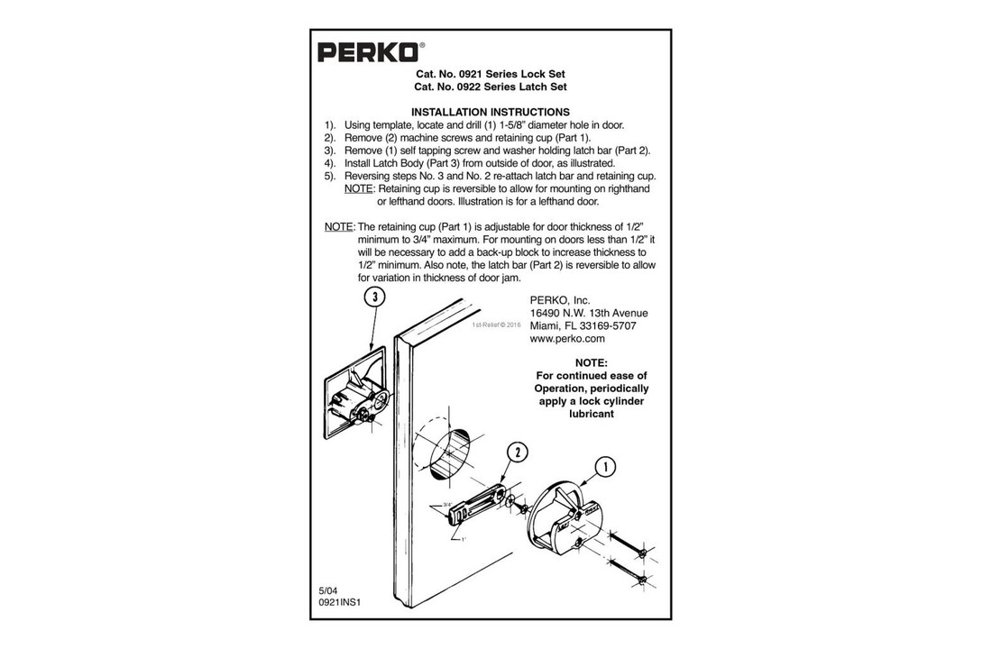 Stijlvol Flush Lock met 2 sleutels, verchroomd in perfecte uitstraling