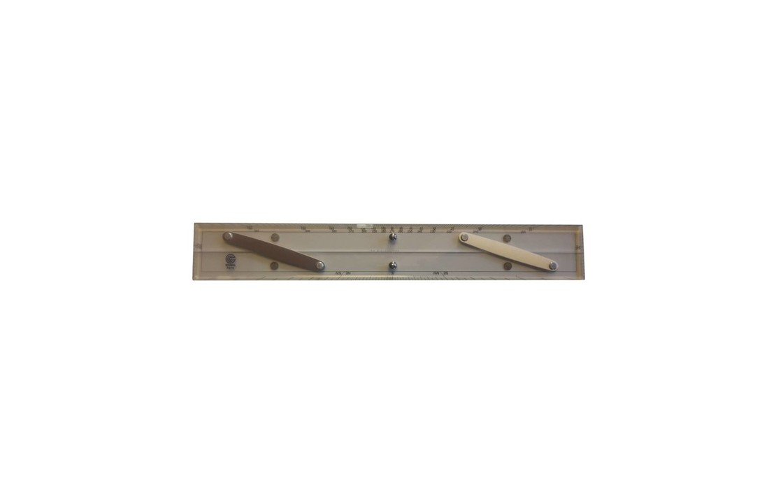 Parallelo: righello; Lunghezza 38,1 cm (15 pollici)
