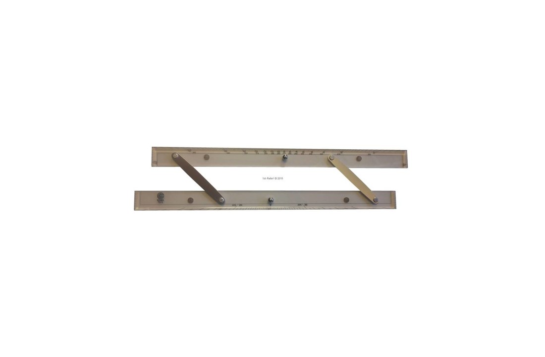 Paralelo - gobernante; Longitud 30,5 cm (12 pulgadas)