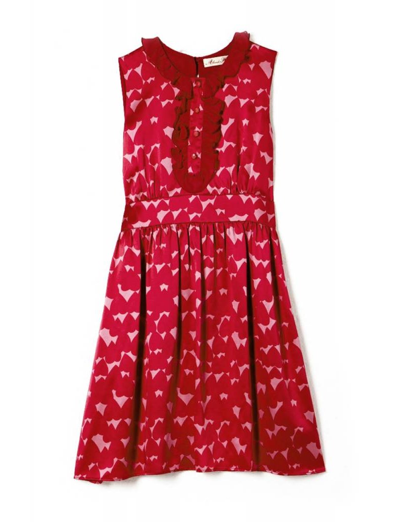 Coco Lee Sass & Bide, sea of red floral print dress