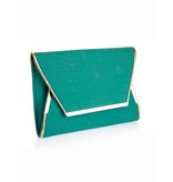 Coco Lee aligator clutch