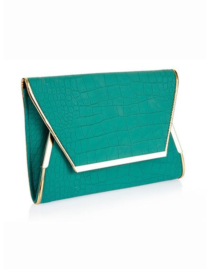 Coco Lee aligator clutch