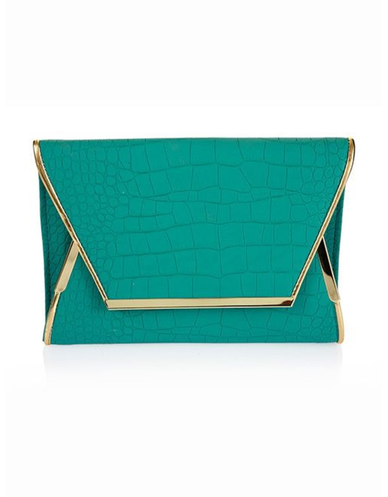 Coco Lee aligator clutch