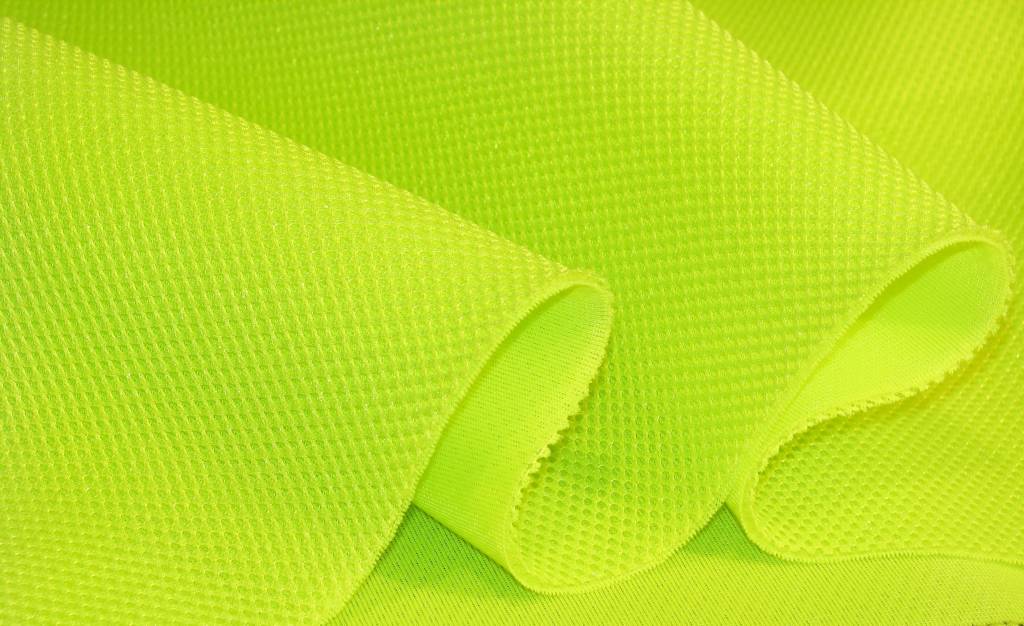 Lasagroom Air Mesh Tissu jaune fluo 4 mm