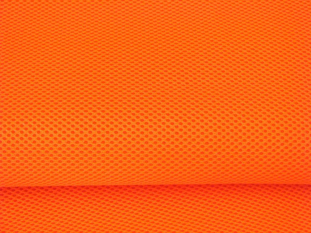 Lasagroom Air Mesh Fabric Neon Orange - OEKO-TEX® STANDARD 100