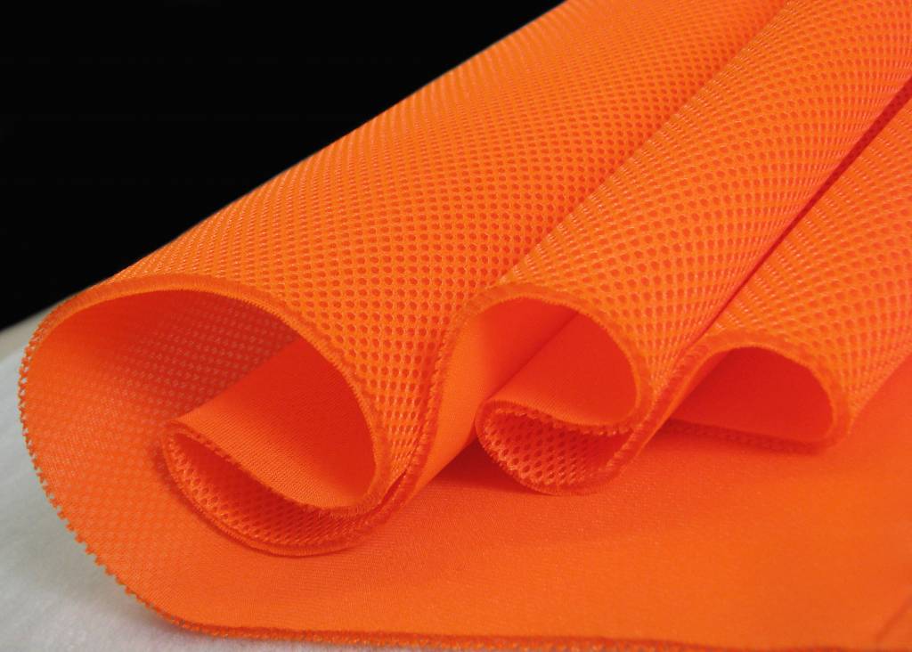 Lasagroom Air Mesh Fabric Neon Orange - OEKO-TEX® STANDARD 100