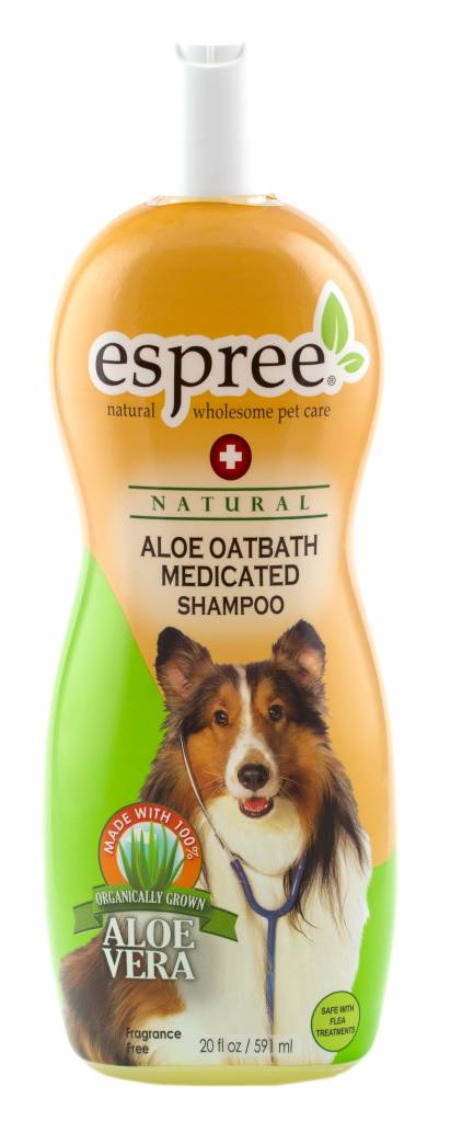 Espree Aloe Oatbath Medicated Hundeshampoo gegen Juckreiz,trockene Haut 591ml