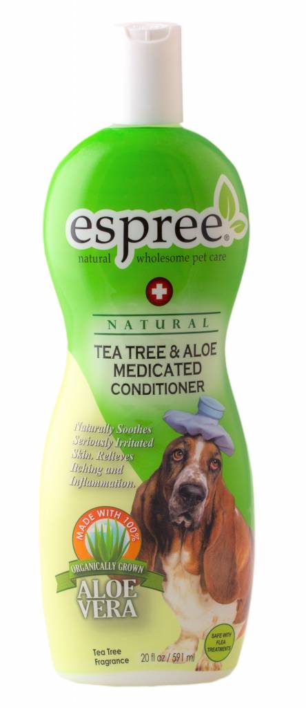 Espree Tea Tree & Aloe – Après-shampooing naturel chien peau sensible