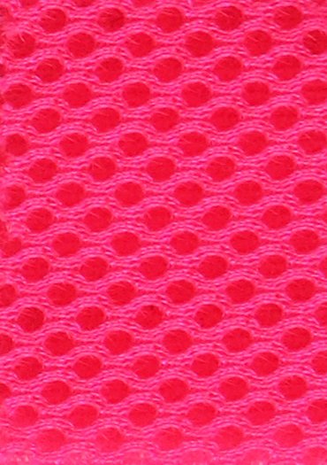 Lasagroom Air Mesh Tissu rose néon 4 mm - OEKO-TEX® STANDARD 100