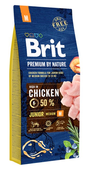 Brit Hundefutter Brit Premium by Nature Junior M