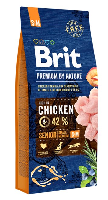 Brit Hundefutter Brit Premium by Nature Senior S+M