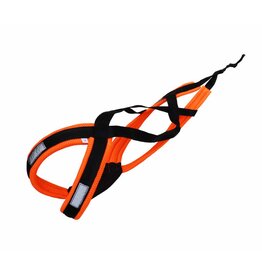 LASALINE LasaLine X Back Geschirr in Schwarz Neonorange