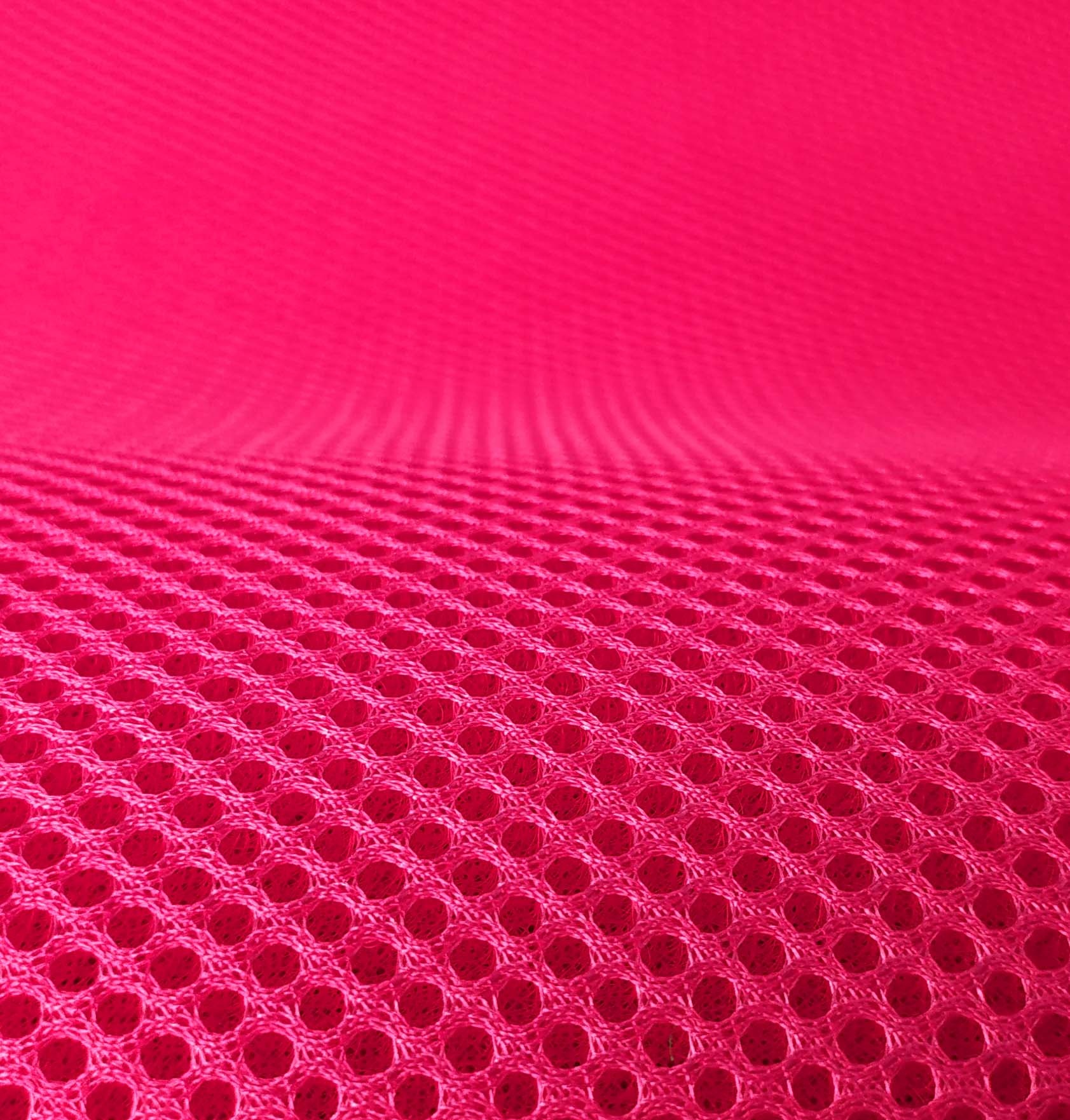 Lasagroom Air Mesh Fabric Neon Pink 4mm - OEKO-TEX® STANDARD 100