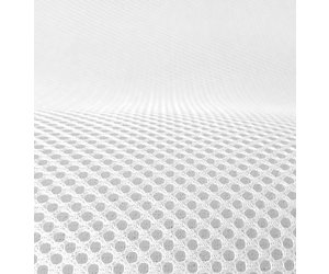 white fishnet fabric