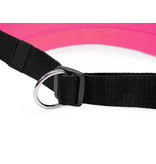 LASALINE Handsfree Dog Walking Running Jogging Waist Belt -  black neonpink