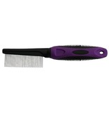 Sure Grip Sure Grip - Dog grooming comb with handle - Medium