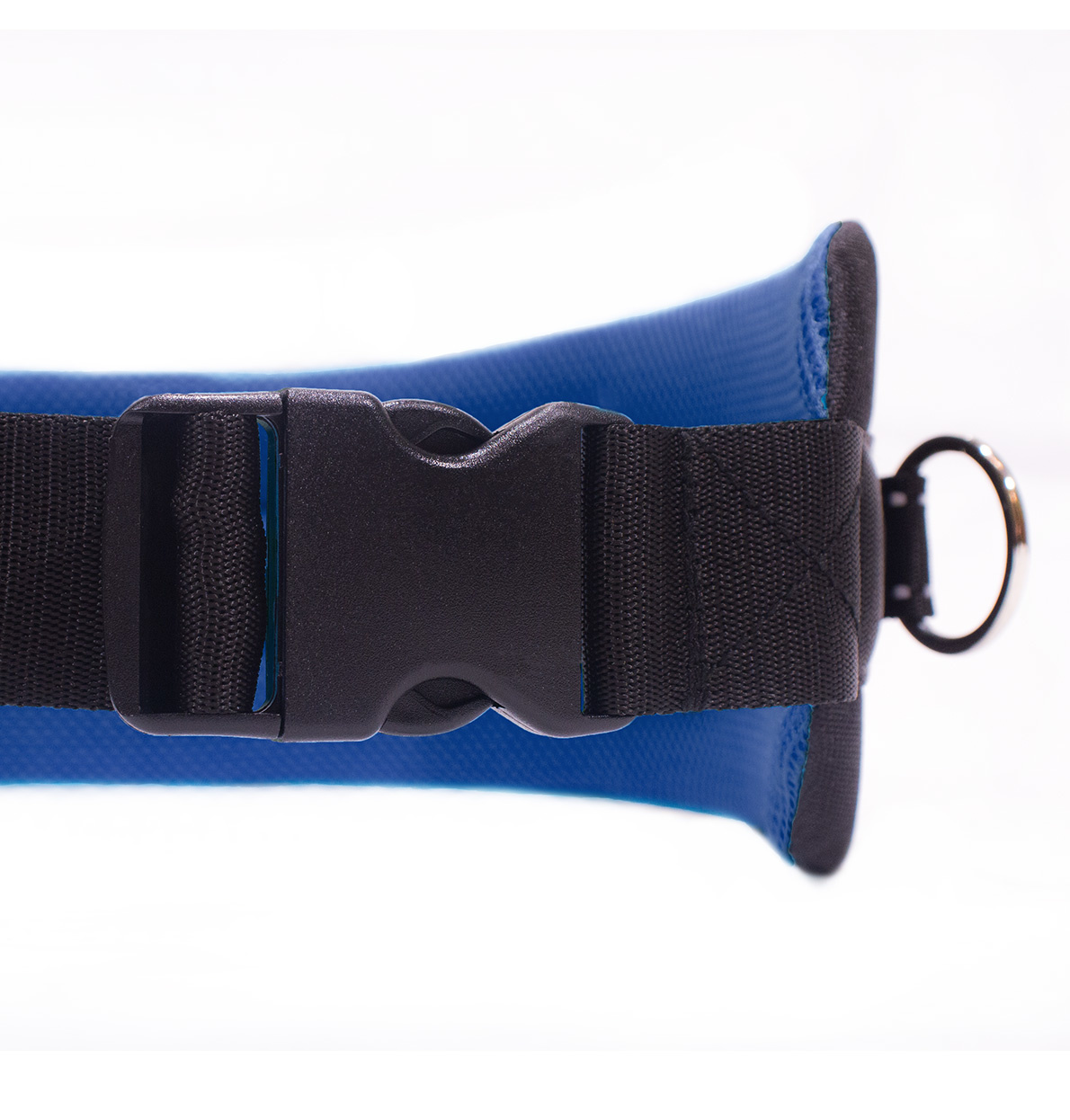 LASALINE Handsfree Dog Walking Running Jogging Waist Belt -  dark bluee Pedding/ black with reflectors