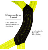 LASALINE LASALINE Weight Pulling Dog Harness, X - Back Style  in neon yellow/black