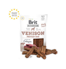Brit Hundefutter Brit Jerky Snack–Venison Protein bar