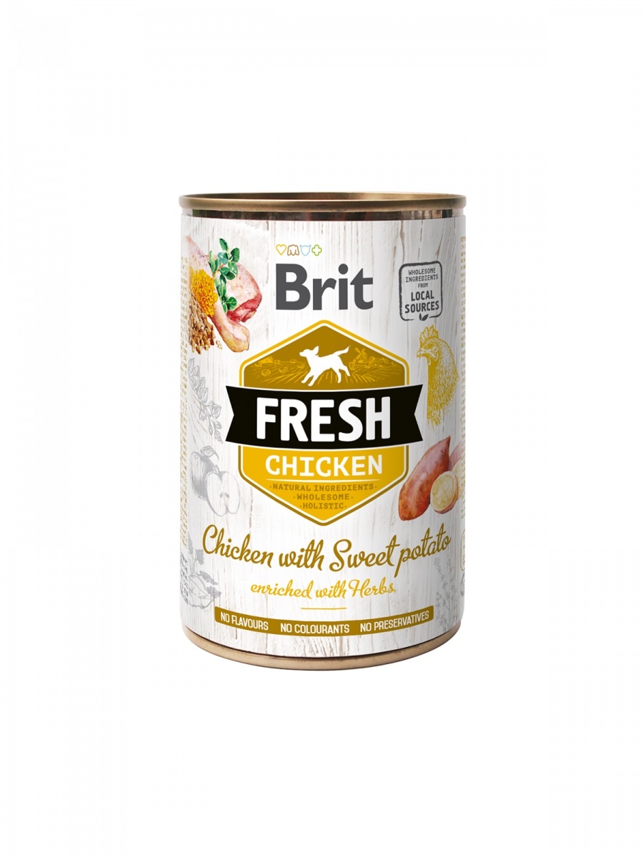 Brit Hundefutter Brit Fresh Chicken with Sweet Potato