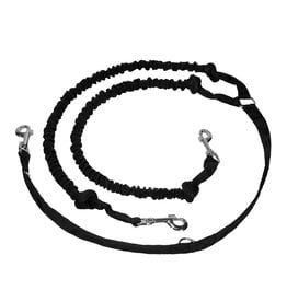 Northern Howl Northern Howl Joring Canicross Double Lead  for 2 Dogs- black