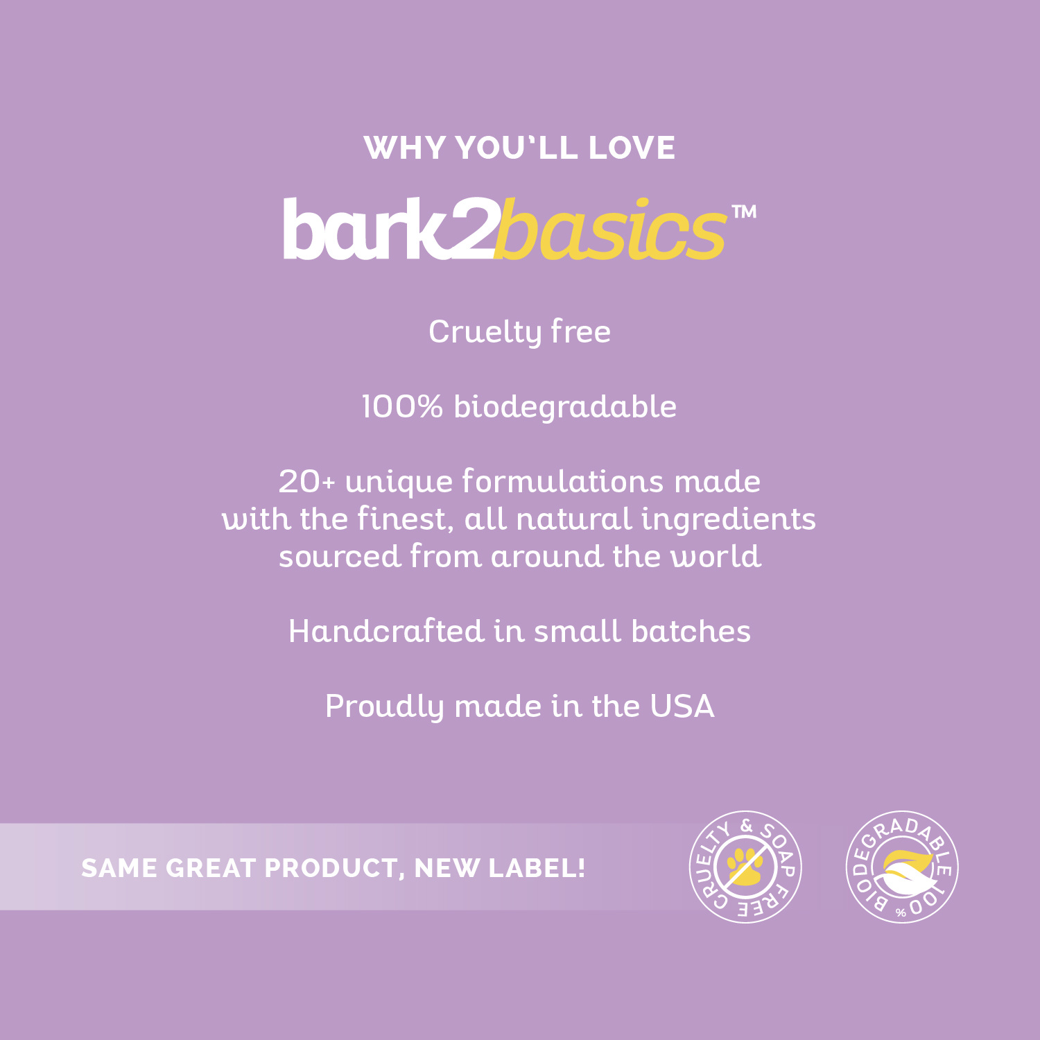 Bark2Basics In Between Waterless Trockenshampoo für Hunde