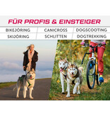 LASALINE LASALINE X-Back Hunde Zuggeschirr in Schwarz