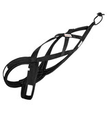 LASALINE LASALINE Weight Pulling Dog Harness, X - Back Style in black