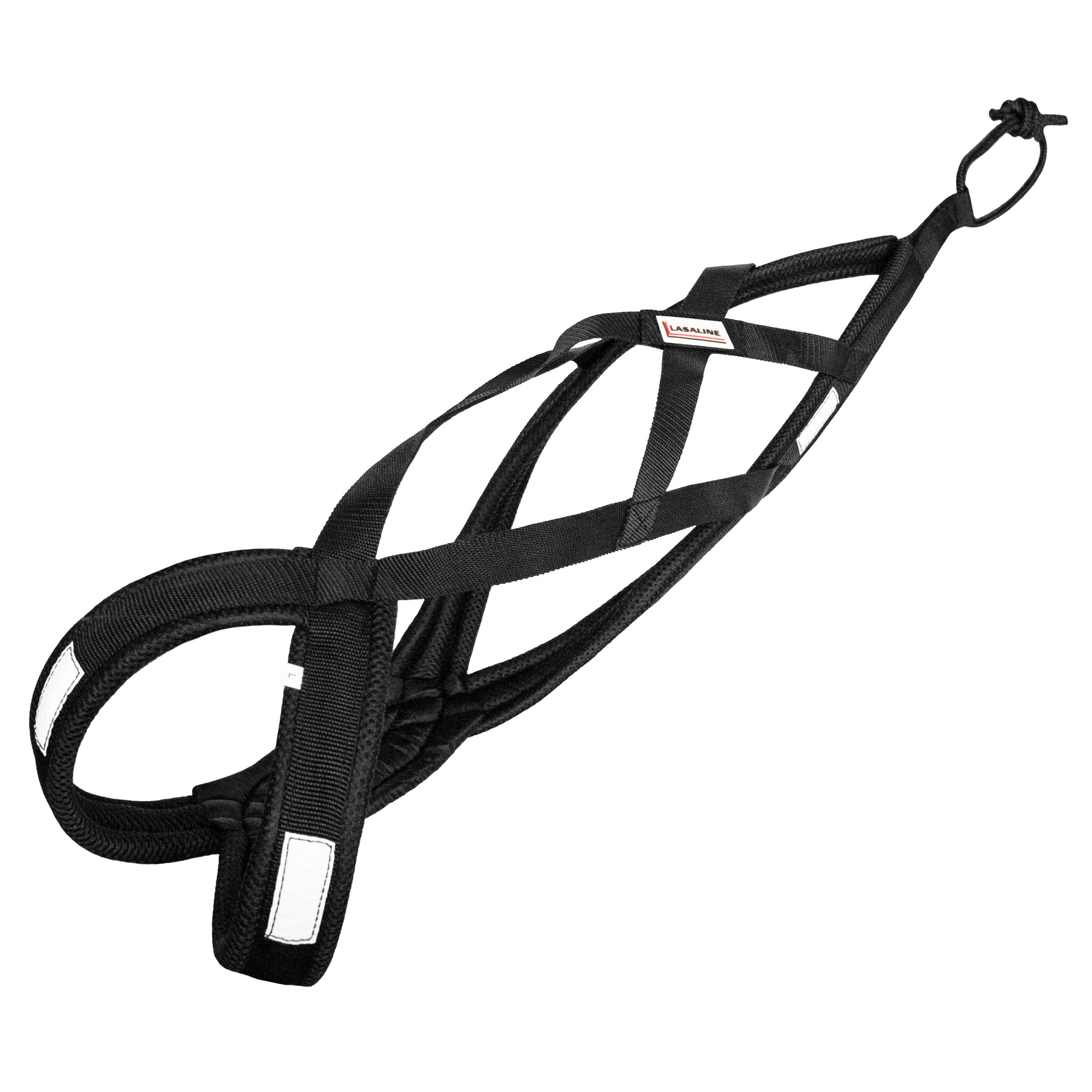 LASALINE LASALINE Weight Pulling Dog Harness, X - Back Style in black