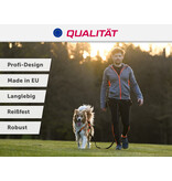 LASALINE LASALINE X-Back Harnais Pour Chien -  en noir / jaune néon