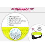 LASALINE Mains-libres chien marchant Courir jogging Ceinture - néon Jaune Pedding / noir avec réflecteurs