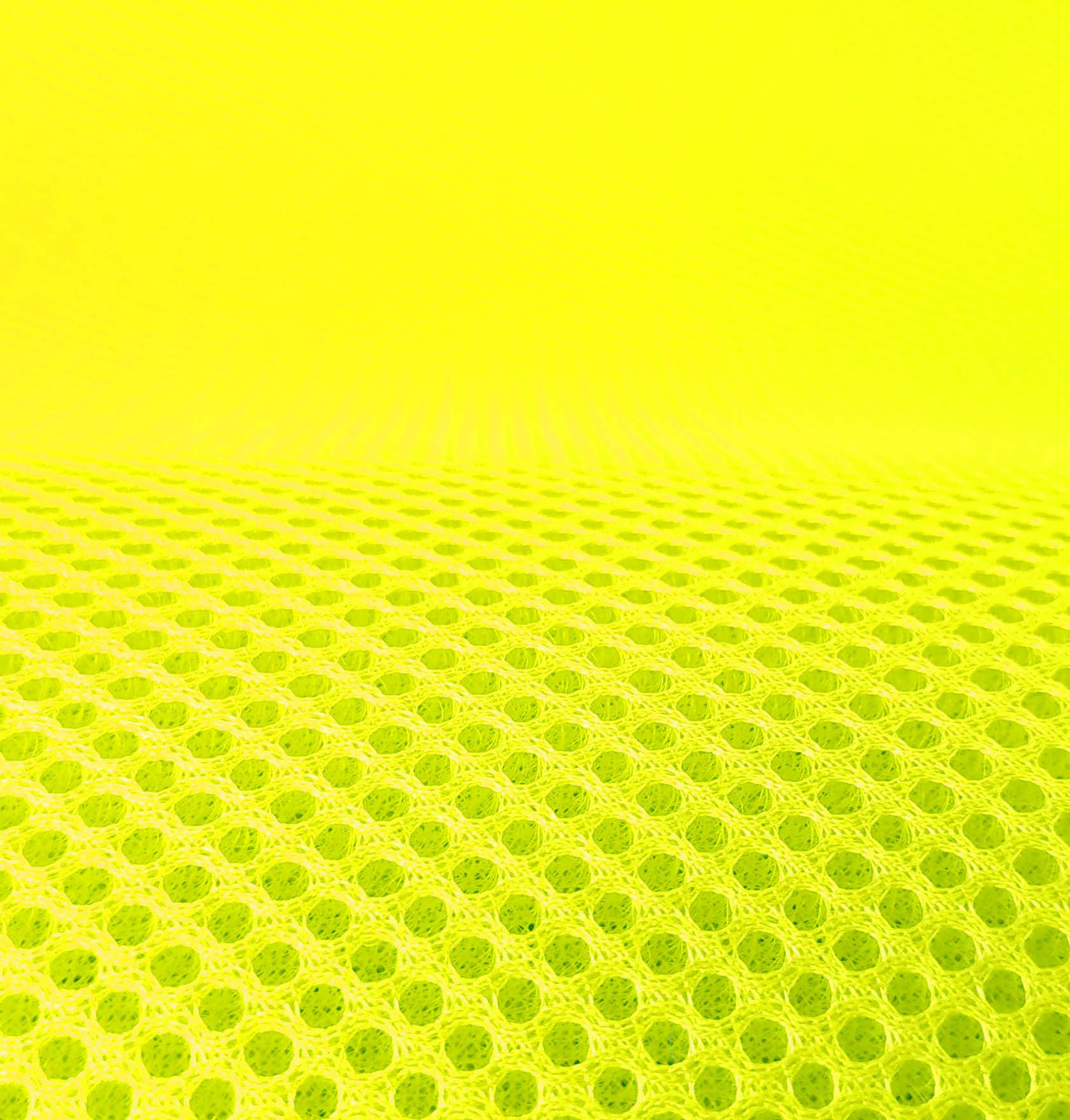 Lasagroom Air Mesh Tissu jaune fluo - 1 rouleau – 50 m