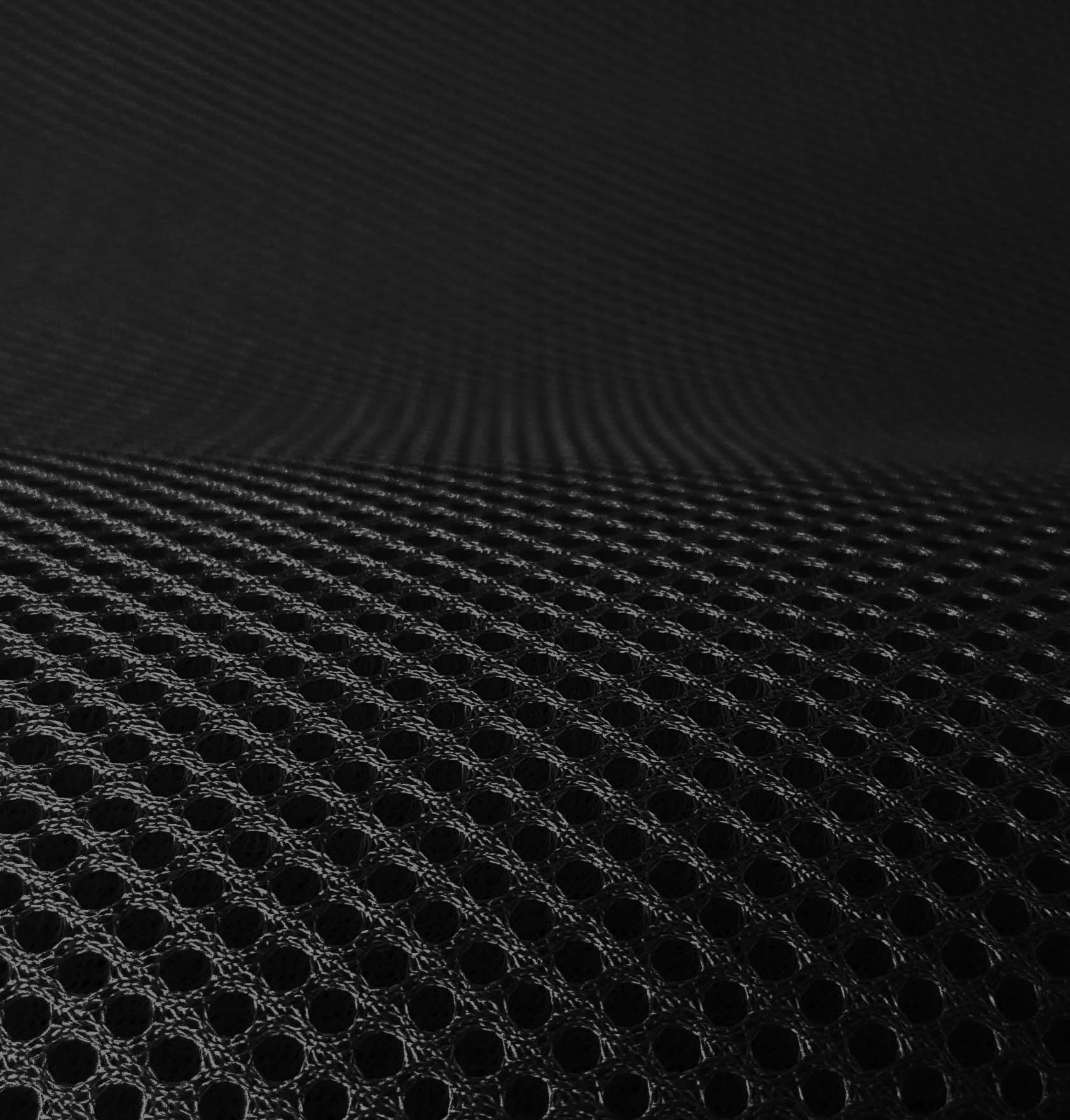 Lasagroom Airmesh Schwarz - 1 Rolle 46 lfm