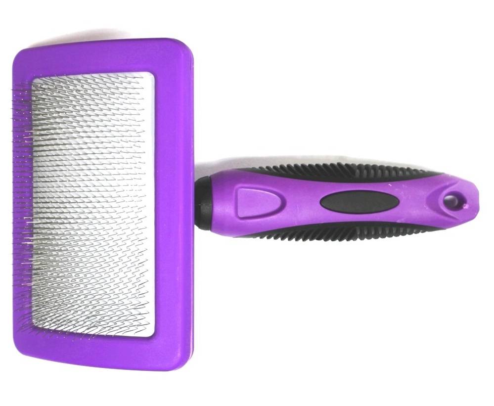 Sure Grip Brosse courbée pour chien - Grande taille