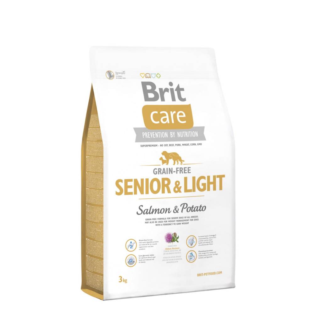 Brit Care Senior & Light Salmon & Potato - Onlineshop Lasagroom