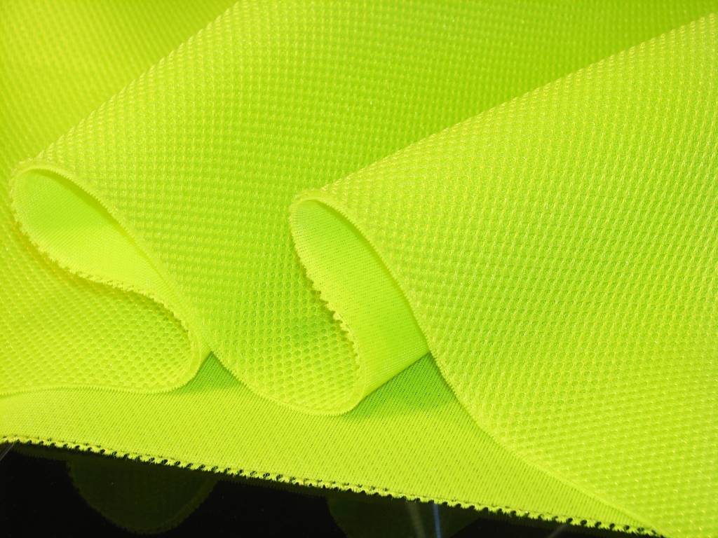 Lasagroom Air Mesh Fabric Neon Yellow 4mm