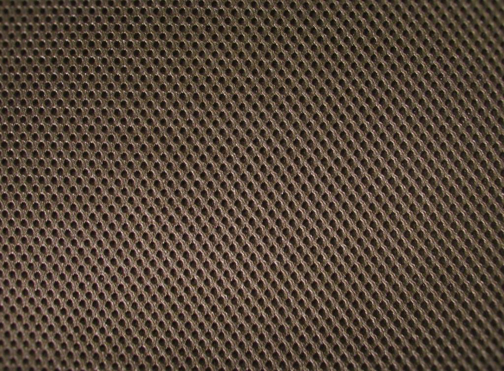 Lasagroom Airmesh Oliven Braun (Rohe Umbra) 4mm / 1 lfm x 1,60m Breite