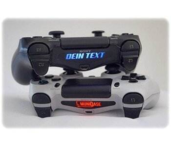 PS4 Controller mit Text